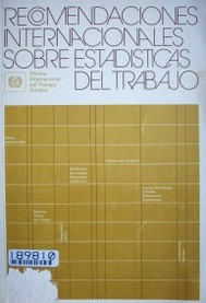 Recomendaciones internacionales sobre estadisticas del trabajo