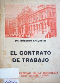 El contrato de trabajo