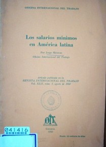 Los salarios mínimos en América Latina