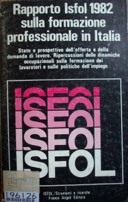 Rapporto ISFOL 1982 sulla formazione professionale in Italia