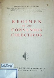 Régimen de convenios colectivos