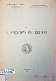Les conventions collectives