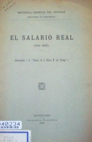 Salario real (1914-1926)