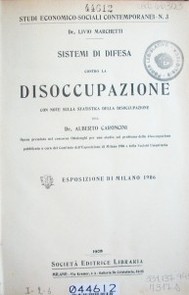 Sistemi di difesa contro la disoccupazione