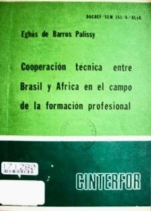 Cooperación técnica entre Brasil y África en el campo de la formación profesional