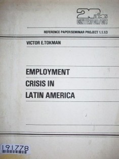 Employment crisis in Latin America
