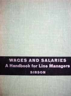 Wages and salaries : a handbook for line managers