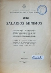 Salarios mínimos