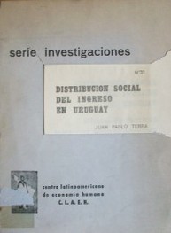 Distribución social del ingreso en Uruguay