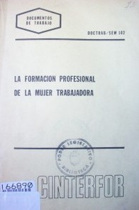 La formación profesional de la mujer trabajadora