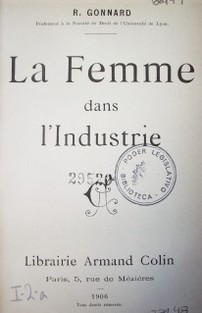 La femme dans l'industrie