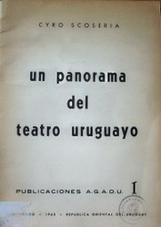 Un panorama del teatro uruguayo