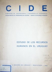 Estudio de los recursos humanos en el Uruguay