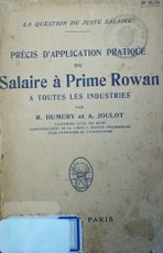 Précis d'application pratique du salaire à Prime Rowan a toutes les industries : la question du juste salaire