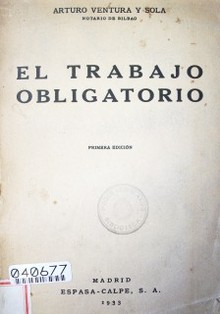 El trabajo obligatorio