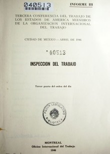 Inspección de trabajo