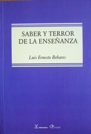 Saber y terror de la enseñanza