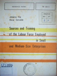 Sources and training of the Labour Force Employed in Small and Medium- Size Enterprises