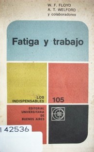 Fatiga y trabajo