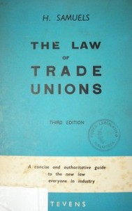 The law of trade unions
