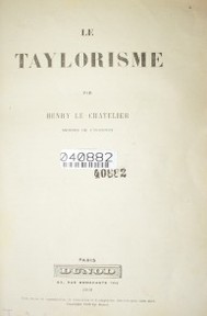 Le Taylorisme