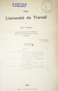 Une Université du travail