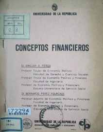 Conceptos financieros