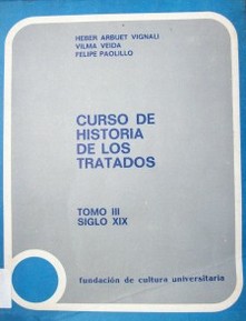 Curso de historia de los tratados