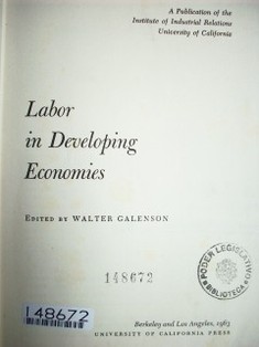 Labor in developing economies