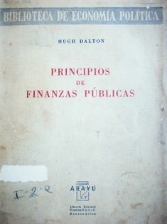 Principios de finanzas pública