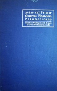 Actas del primer Congreso Financiero