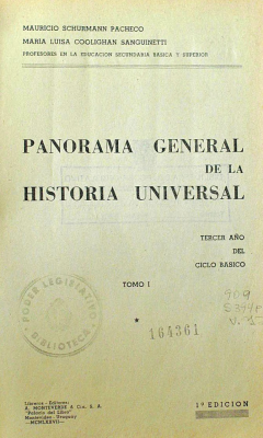Panorama general de la historia universal.
