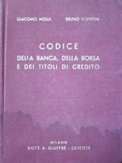 Codice della banca, della borsa e dei titoli di credito