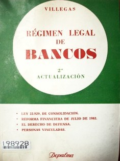 Régimen legal de Bancos