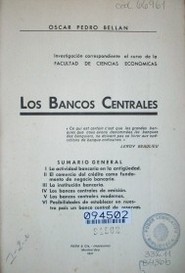 Los Bancos centrales