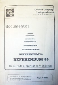 Referendum : resultados, opiniones y análisis