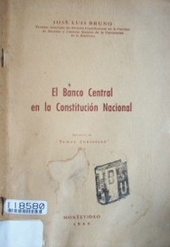 El Banco Central en la Constitución Nacional