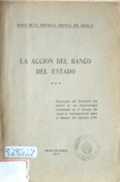 La acción del Banco del Estado