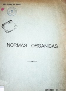 Normas orgánicas