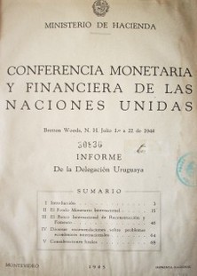 Conferencia monetaria y financiera de las Naciones Unidas
