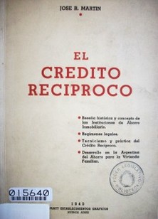 El crédito reciproco