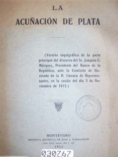 La acuñación de plata