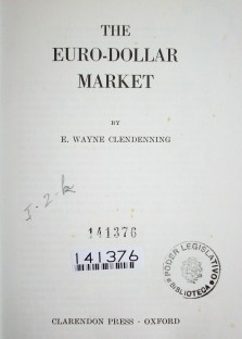 The euro-dollar market