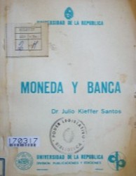 Moneda y banca