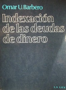 Indexación de las deudas de dinero