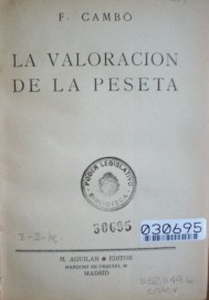 La valoración de la peseta