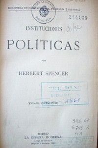 Instituciones políticas