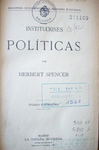 Instituciones políticas