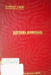 Reforma monetaria : investigación de la Honorable cámara de diputados de la nación