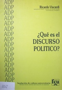 ¿Qué es el discurso político?